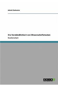 Verständlichkeit von Wissenschaftstexten