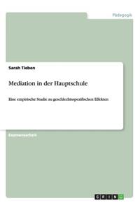 Mediation in der Hauptschule