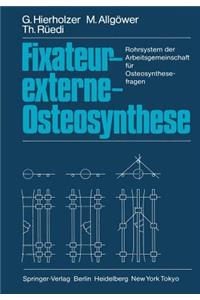 Fixateur-Externe-Osteosynthese