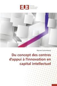 Du Concept Des Centres d'Appui À l'Innovation En Capital Intellectuel