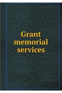 Grant Memorial Services