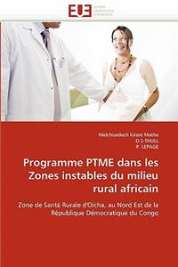 Programme Ptme Dans Les Zones Instables Du Milieu Rural Africain