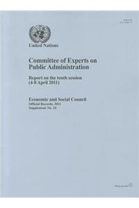 Report of the Committee of Experts on Public Administration on the Tenth Session (4-8 April 2011)