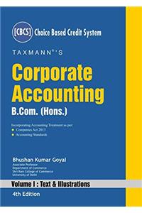 Corporate Accounting (B.Com. Hons. -CBCS) (Set of 2 Volumes) (4th Edition 2017)