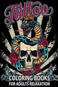 Tattoo COLORING BOOKS FOR ADULTS RELAXATION