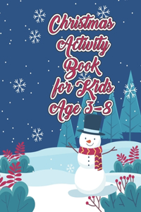 Christmas Activity Book for Kids Ages 3-8