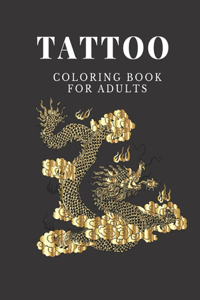 Tattoo Coloring Book for adults