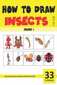 How to Draw Insects for Kids - Volume 1