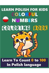 Learn Polish For Kids Coloring Book Polish Learn