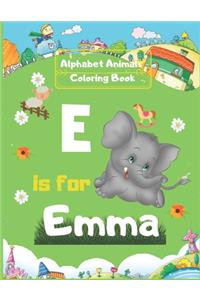 Alphabet Animals Coloring Book