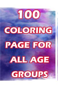 100 coloring pages for all age groups