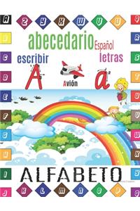 abecedario español - escribir Letras - ALPHABETO