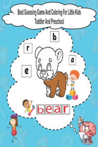 Best Guessing Game And Coloring For Little Kids Toddler And Preschool
