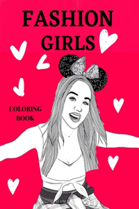 Fashion Girls Coloring Book