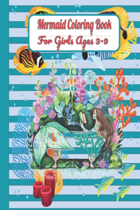 Mermaid Coloring Book for Girls