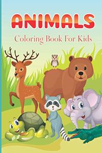 Animals Coloring Book For Kids