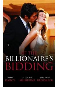 At the Billionaire's Bidding