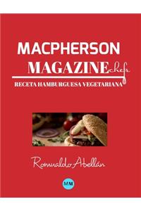 Macpherson Magazine Chef's - Receta Hamburguesa Vegetariana
