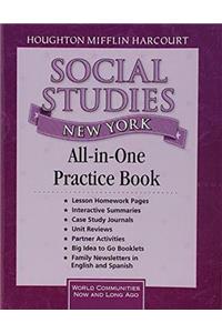 Houghton Mifflin Harcourt Social Studies: All in One Practice Book Grade 3