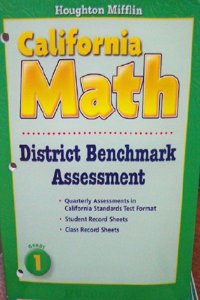 Houghton Mifflin Mathmatics California: District Benchmark Assessments Level 1