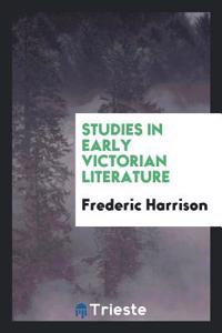 Studies in Early Victorian Literature