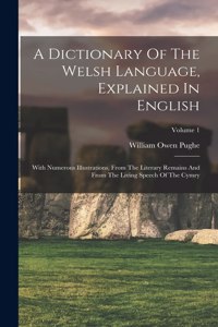 Dictionary Of The Welsh Language, Explained In English