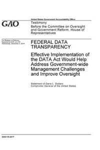 Federal Data Transparency