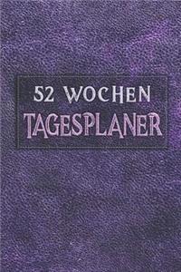 Tagesplaner 52 Wochen: A5 - 106 Seiten - Ohne Datum I Wochenplaner I Tagesplaner I Kalender I Wochenkalender I Terminplaner I Jahresplaner I Dauerkalender mit Doppelseiten