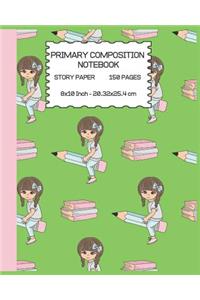 Primary Composition Notebook For Kids