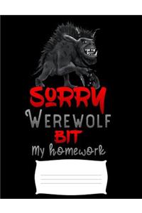 sorry werewolf bit my homework