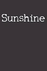 Sunshine Notebook Journal