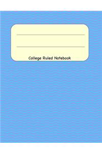 College Ruled Notebook