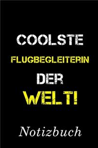 Coolste Flugbegleiterin Der Welt Notizbuch
