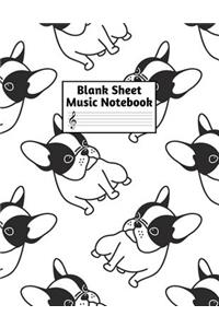 Blank Sheet Music Notebook