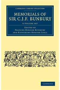 Memorials of Sir C. J. F. Bunbury, Bart 9 Volume Set