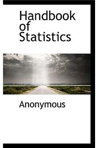 Handbook of Statistics