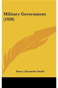 Military Government (1920)