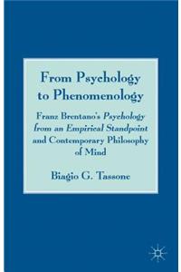 From Psychology to Phenomenology