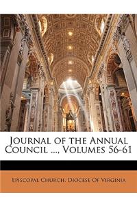 Journal of the Annual Council ..., Volumes 56-61