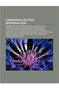 Canadian Election Introduction