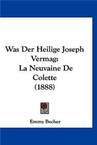 Was Der Heilige Joseph Vermag