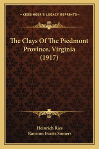 Clays Of The Piedmont Province, Virginia (1917)