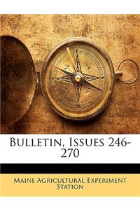 Bulletin, Issues 246-270