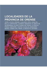 Localidades de La Provincia de Orense