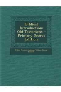 Biblical Introduction