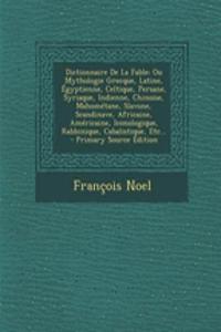 Dictionnaire de La Fable
