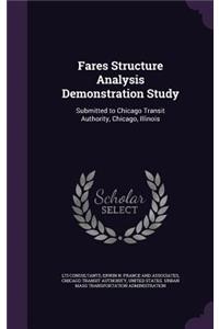 Fares Structure Analysis Demonstration Study