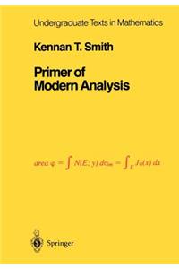 Primer of Modern Analysis