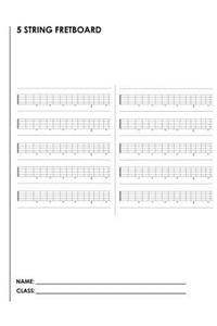 5 String Fretboard