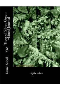 Trees of Silver Green Lined Journal